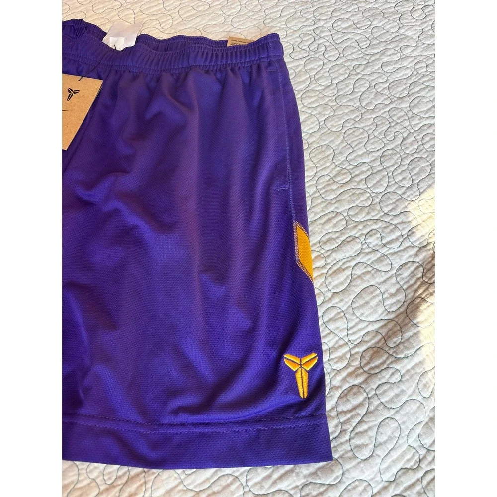Nike Kobe Bryant Boys Dri-FIT Basketball Shorts Purple Size XL